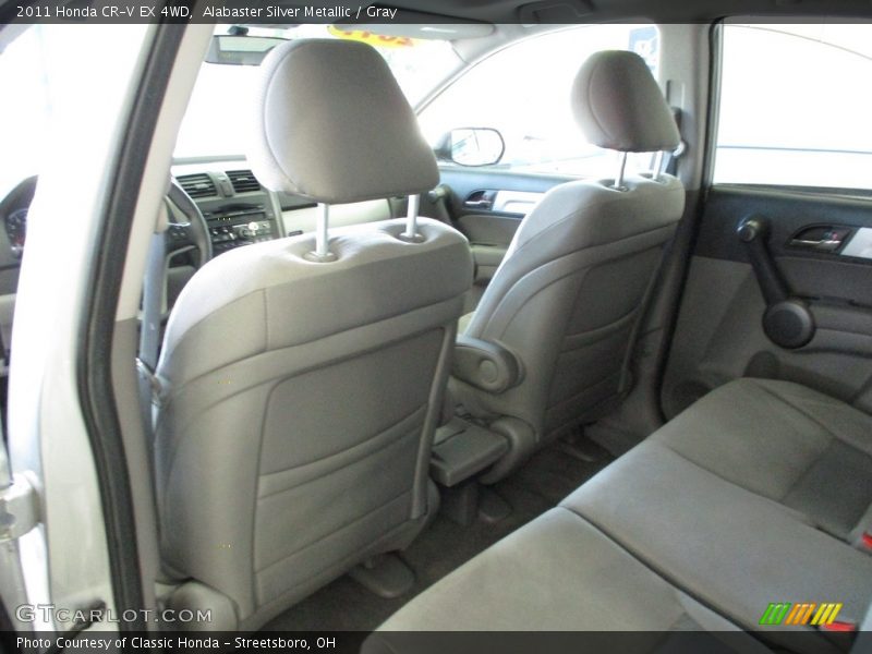 Alabaster Silver Metallic / Gray 2011 Honda CR-V EX 4WD