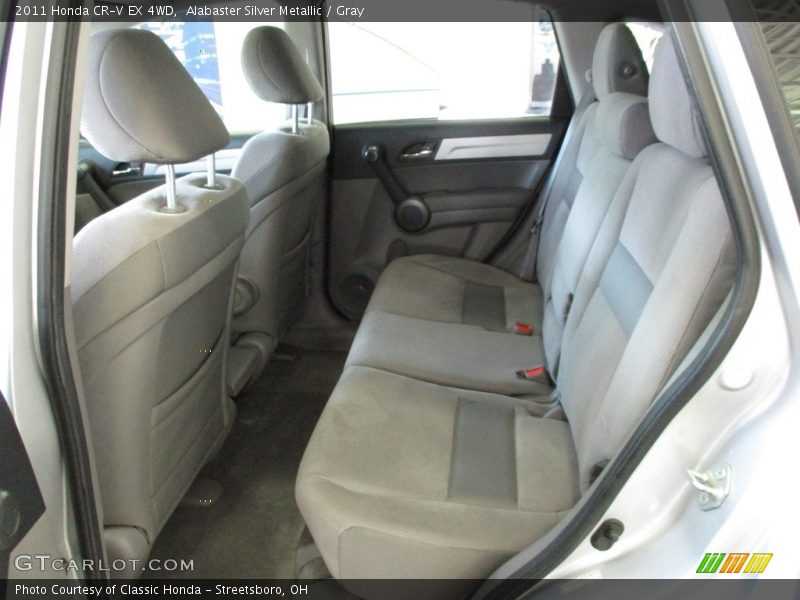 Alabaster Silver Metallic / Gray 2011 Honda CR-V EX 4WD