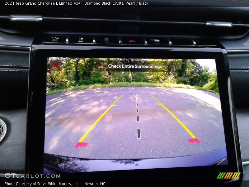 Diamond Black Crystal Pearl / Black 2021 Jeep Grand Cherokee L Limited 4x4