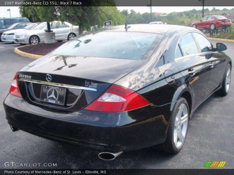 Black / Black 2007 Mercedes-Benz CLS 550