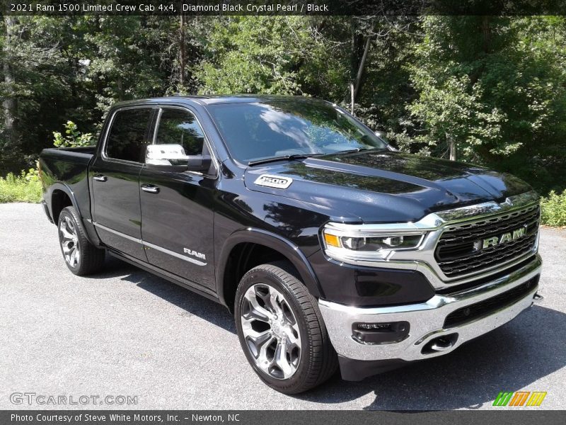 Diamond Black Crystal Pearl / Black 2021 Ram 1500 Limited Crew Cab 4x4