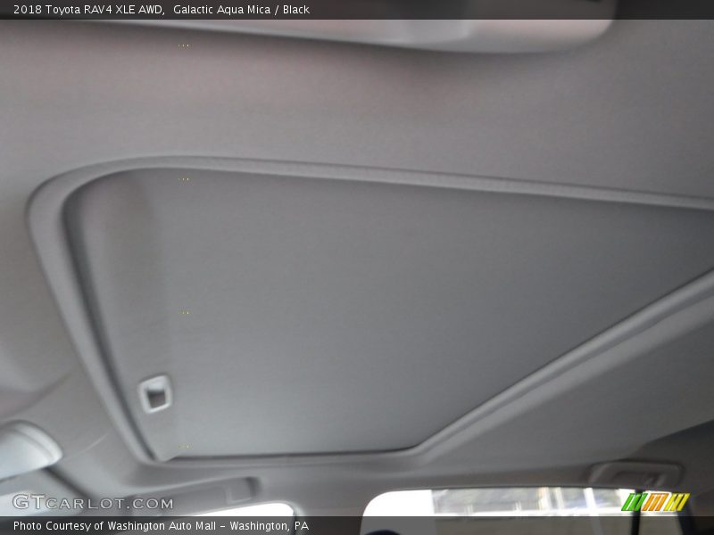 Galactic Aqua Mica / Black 2018 Toyota RAV4 XLE AWD