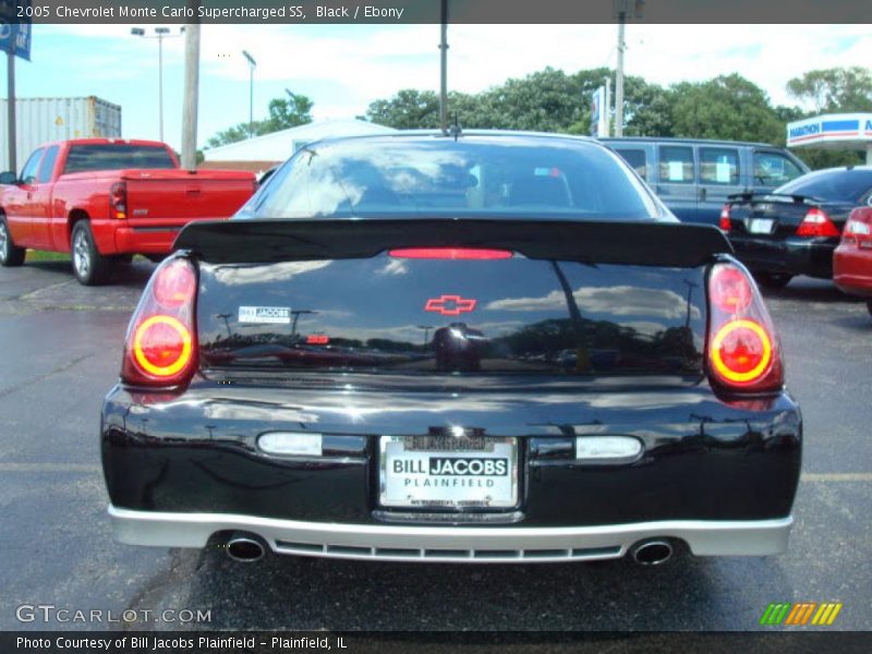 Black / Ebony 2005 Chevrolet Monte Carlo Supercharged SS