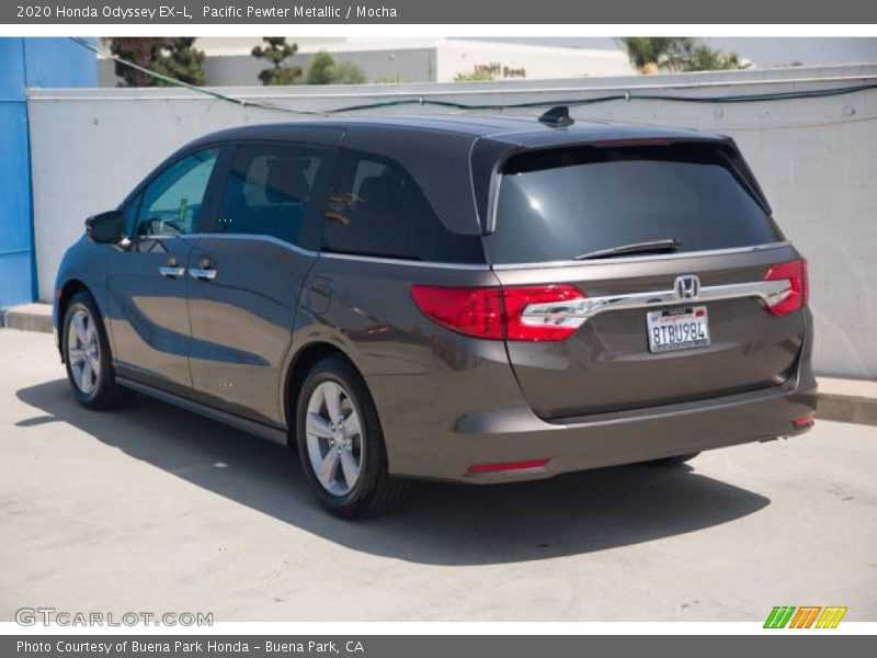 Pacific Pewter Metallic / Mocha 2020 Honda Odyssey EX-L