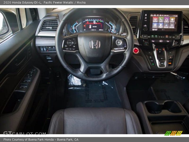Pacific Pewter Metallic / Mocha 2020 Honda Odyssey EX-L