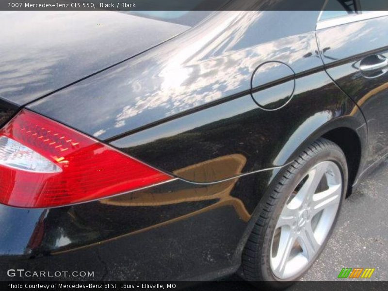 Black / Black 2007 Mercedes-Benz CLS 550