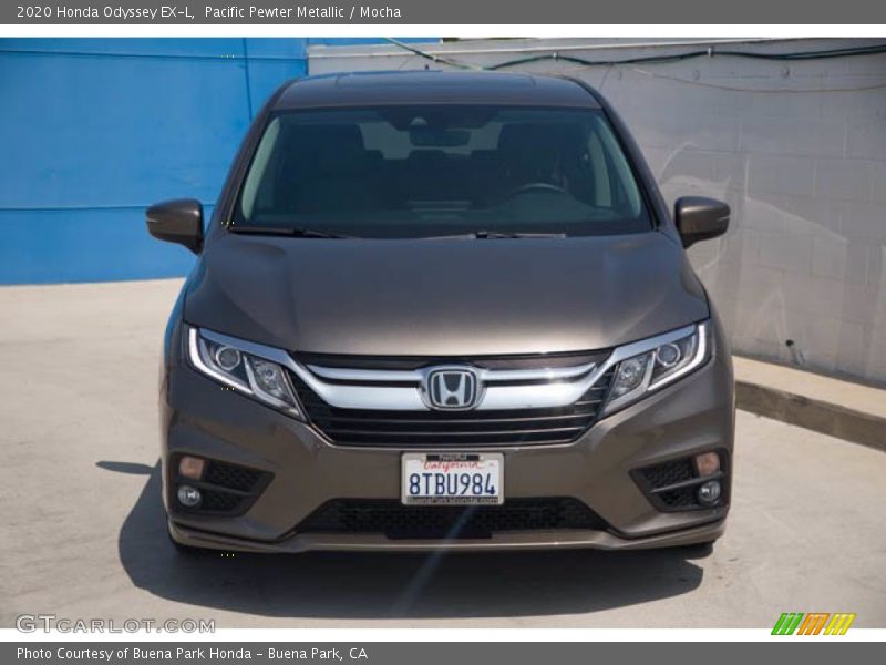 Pacific Pewter Metallic / Mocha 2020 Honda Odyssey EX-L