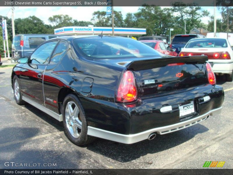 Black / Ebony 2005 Chevrolet Monte Carlo Supercharged SS