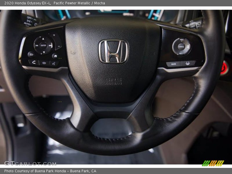 Pacific Pewter Metallic / Mocha 2020 Honda Odyssey EX-L