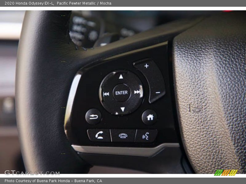 Pacific Pewter Metallic / Mocha 2020 Honda Odyssey EX-L