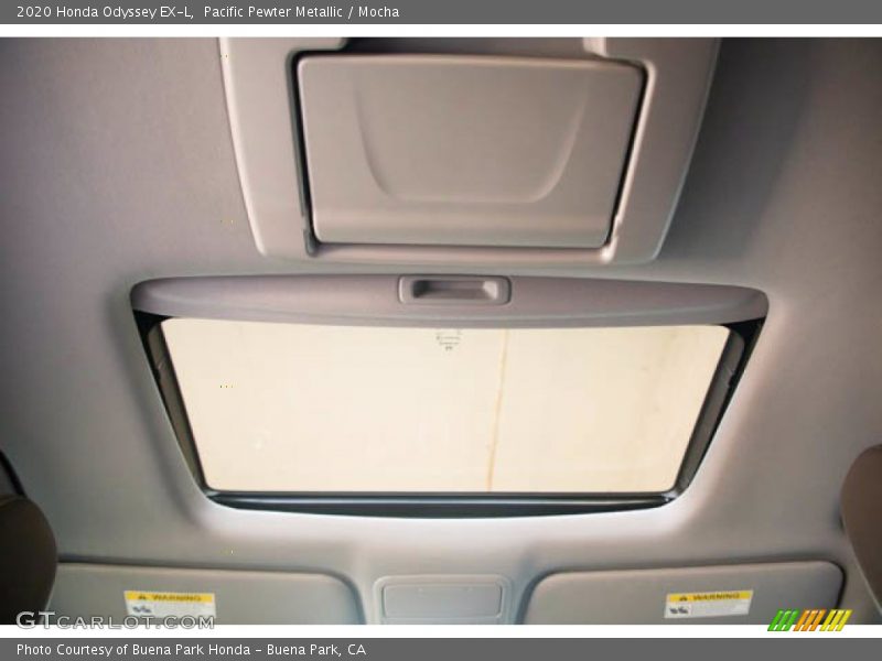 Pacific Pewter Metallic / Mocha 2020 Honda Odyssey EX-L