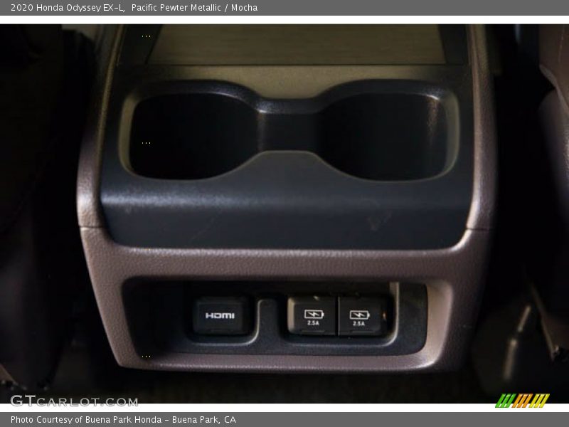Pacific Pewter Metallic / Mocha 2020 Honda Odyssey EX-L