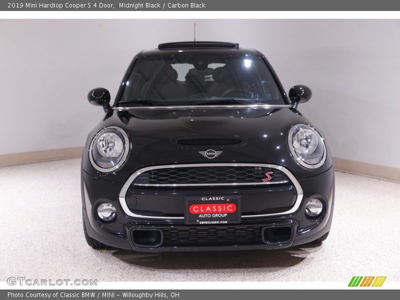 Midnight Black / Carbon Black 2019 Mini Hardtop Cooper S 4 Door