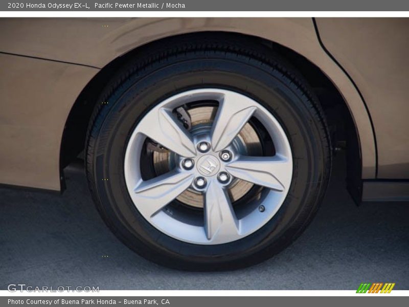 Pacific Pewter Metallic / Mocha 2020 Honda Odyssey EX-L