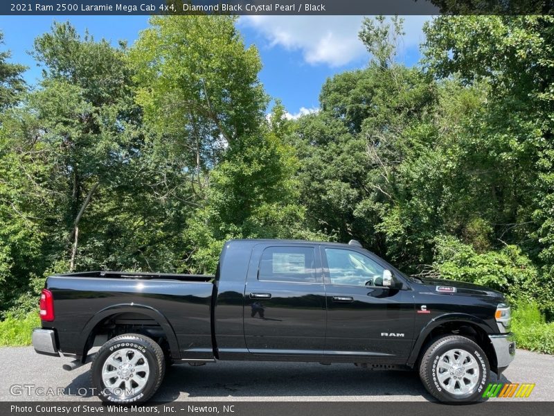  2021 2500 Laramie Mega Cab 4x4 Diamond Black Crystal Pearl