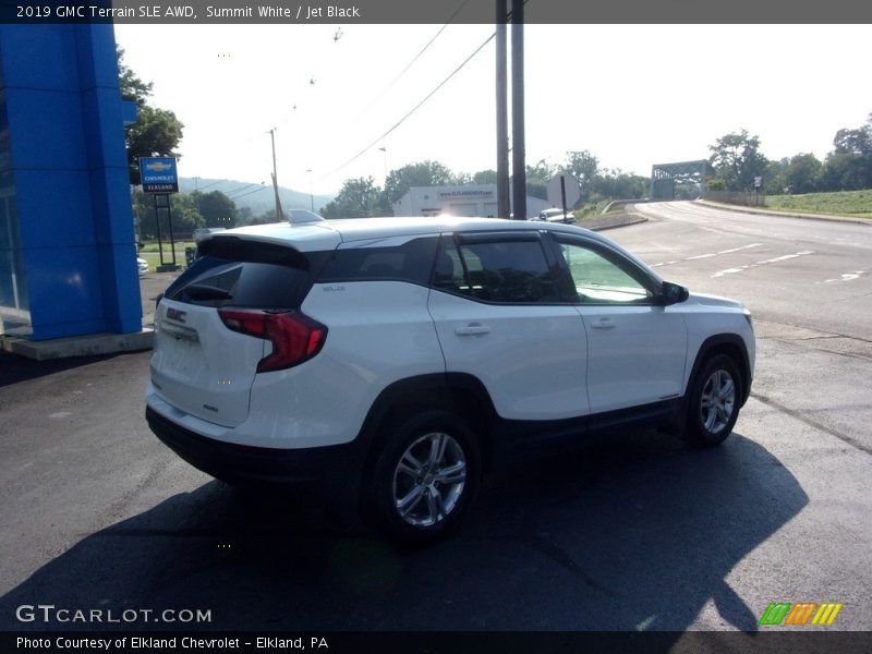 Summit White / Jet Black 2019 GMC Terrain SLE AWD