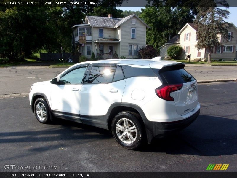 Summit White / Jet Black 2019 GMC Terrain SLE AWD