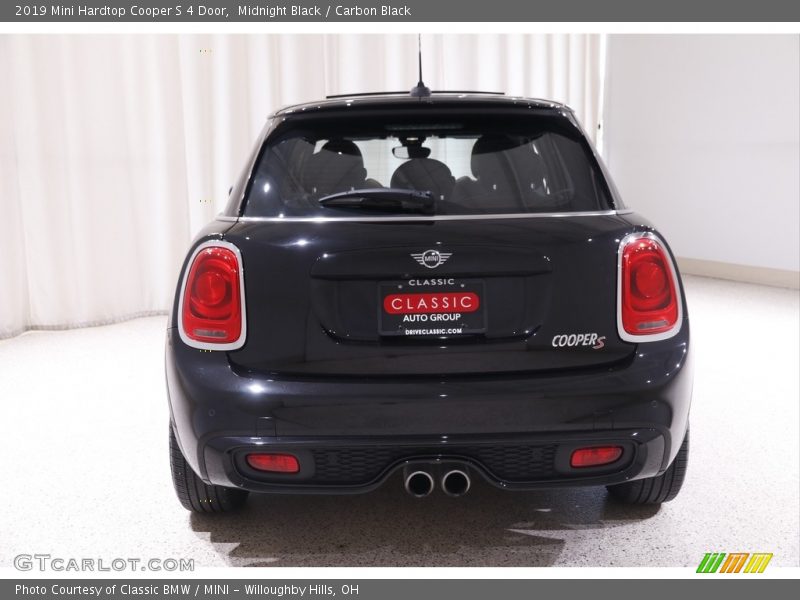 Midnight Black / Carbon Black 2019 Mini Hardtop Cooper S 4 Door