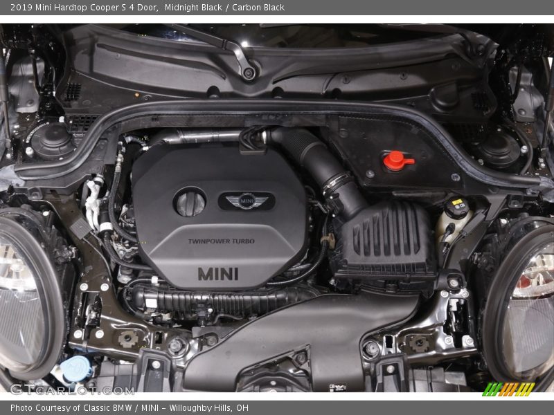 Midnight Black / Carbon Black 2019 Mini Hardtop Cooper S 4 Door