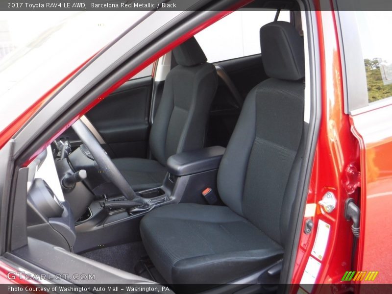 Barcelona Red Metallic / Black 2017 Toyota RAV4 LE AWD