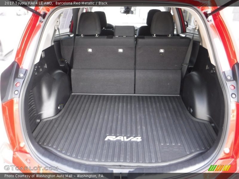 Barcelona Red Metallic / Black 2017 Toyota RAV4 LE AWD