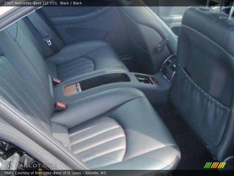 Black / Black 2007 Mercedes-Benz CLS 550