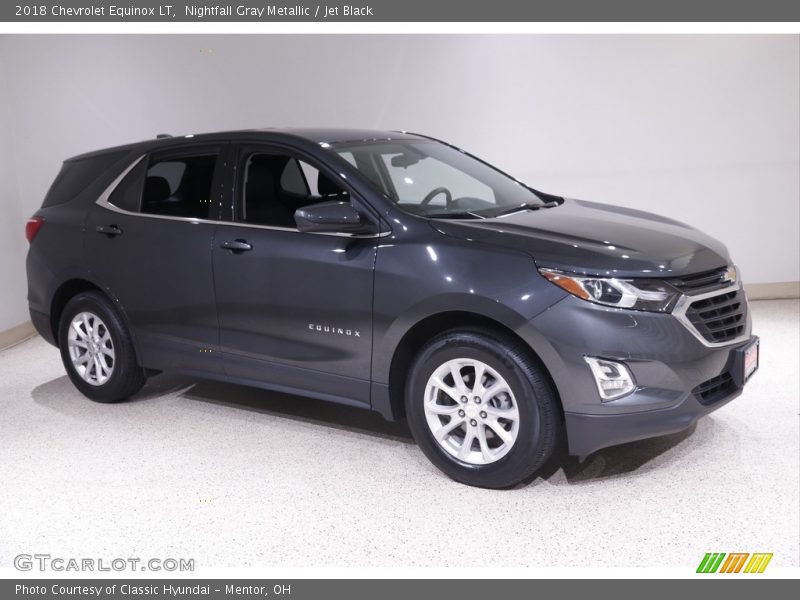 Nightfall Gray Metallic / Jet Black 2018 Chevrolet Equinox LT