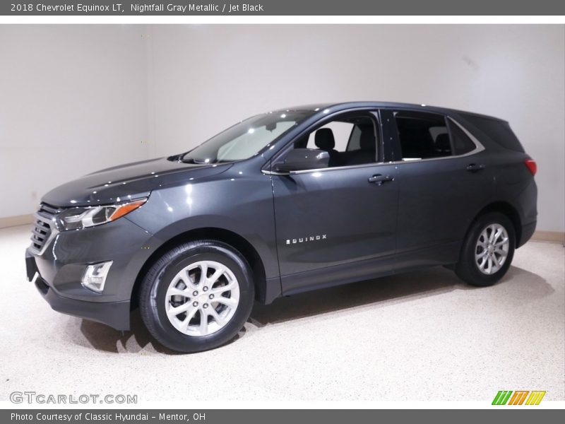 Nightfall Gray Metallic / Jet Black 2018 Chevrolet Equinox LT