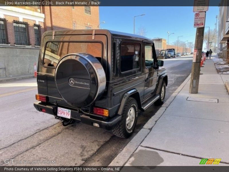 Black Pearl Metallic / Black 1990 Mercedes-Benz G 230