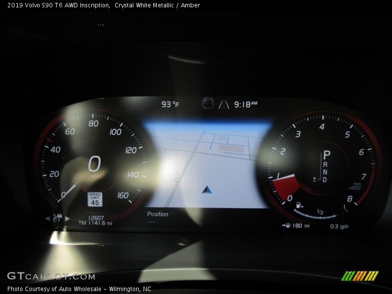 Crystal White Metallic / Amber 2019 Volvo S90 T6 AWD Inscription