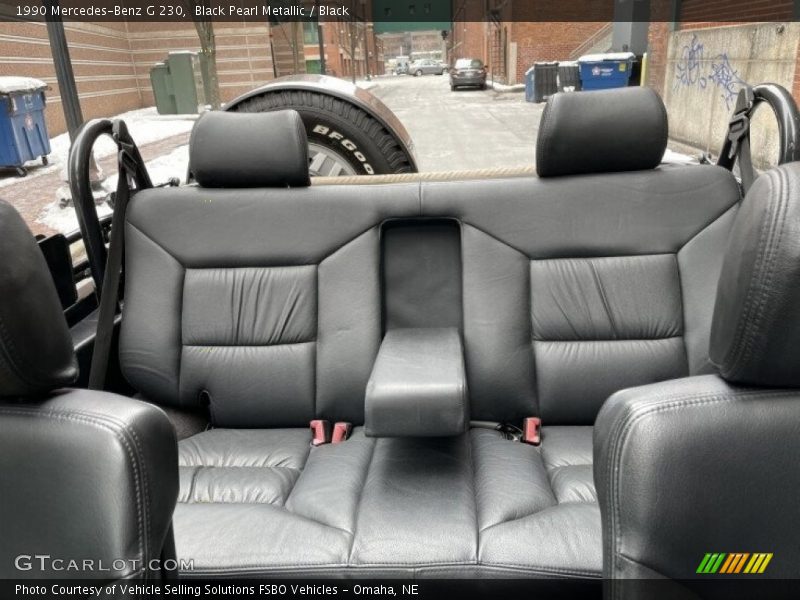 Rear Seat of 1990 G 230