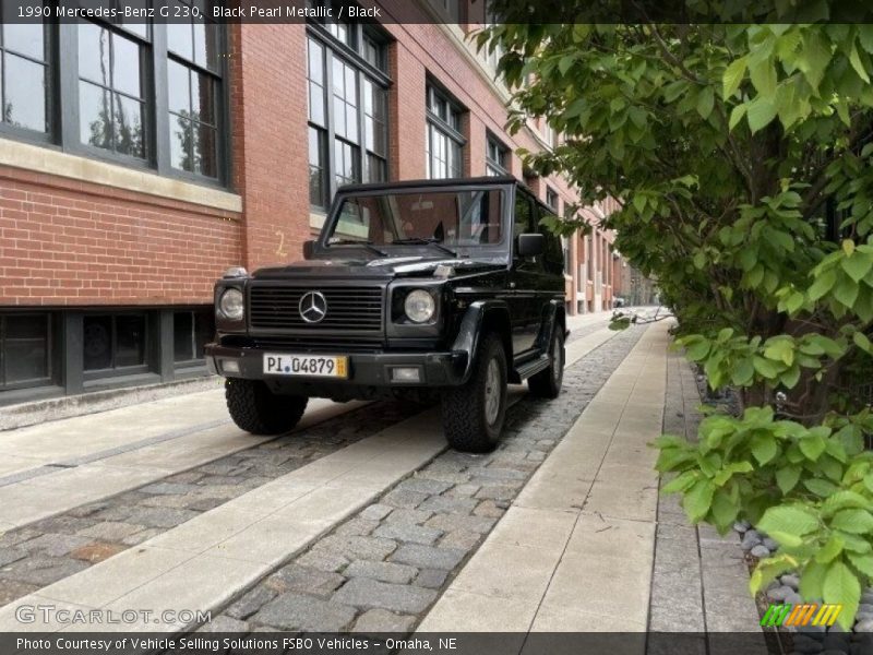 Black Pearl Metallic / Black 1990 Mercedes-Benz G 230