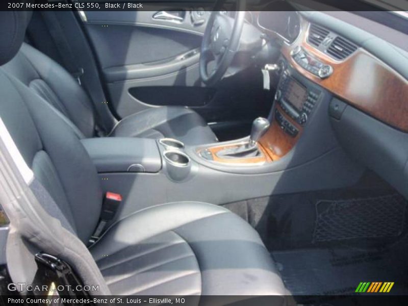 Black / Black 2007 Mercedes-Benz CLS 550