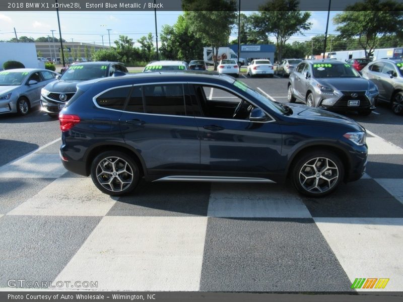 Estoril Blue Metallic / Black 2018 BMW X1 xDrive28i
