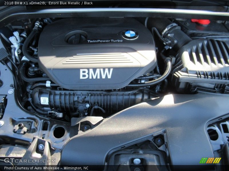 Estoril Blue Metallic / Black 2018 BMW X1 xDrive28i