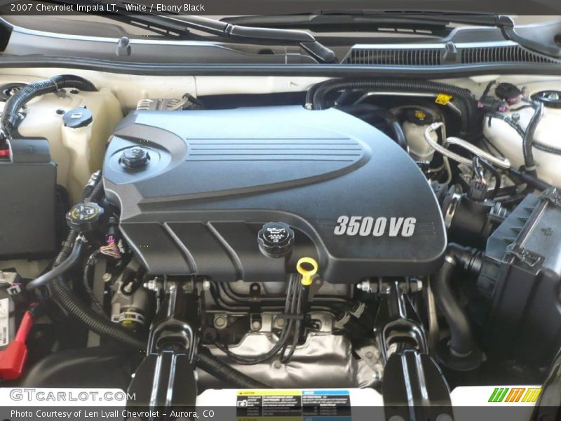 White / Ebony Black 2007 Chevrolet Impala LT