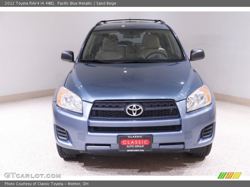 Pacific Blue Metallic / Sand Beige 2012 Toyota RAV4 I4 4WD