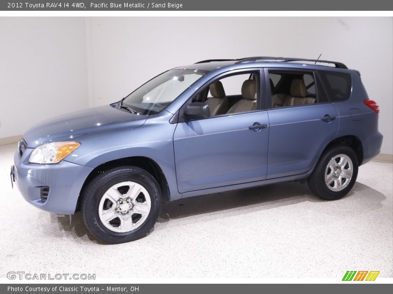 Pacific Blue Metallic / Sand Beige 2012 Toyota RAV4 I4 4WD
