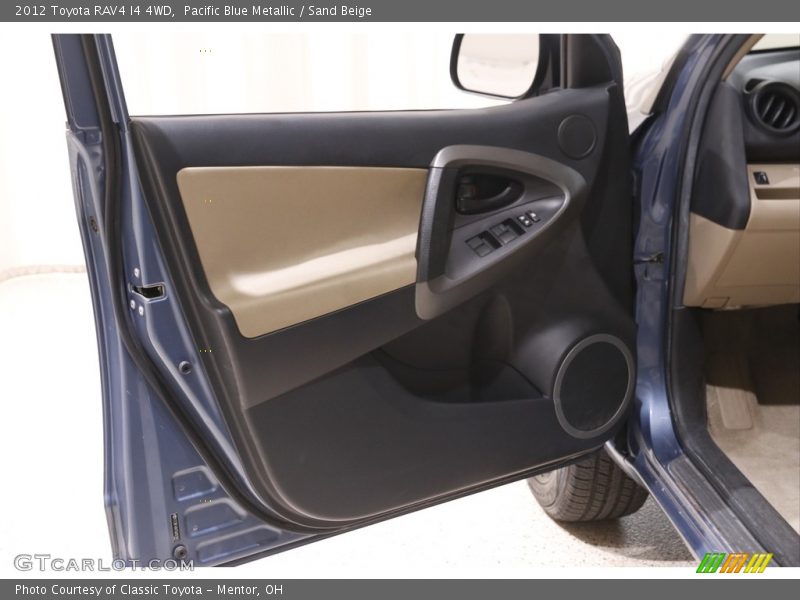 Pacific Blue Metallic / Sand Beige 2012 Toyota RAV4 I4 4WD