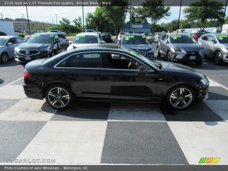 Brilliant Black / Black 2018 Audi A4 2.0T Premium Plus quattro