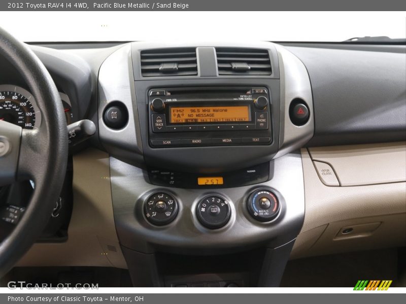 Pacific Blue Metallic / Sand Beige 2012 Toyota RAV4 I4 4WD