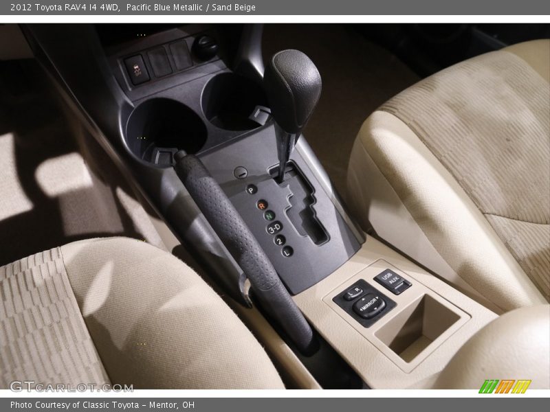 Pacific Blue Metallic / Sand Beige 2012 Toyota RAV4 I4 4WD