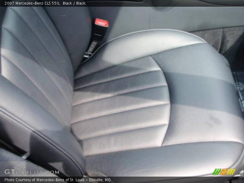 Black / Black 2007 Mercedes-Benz CLS 550