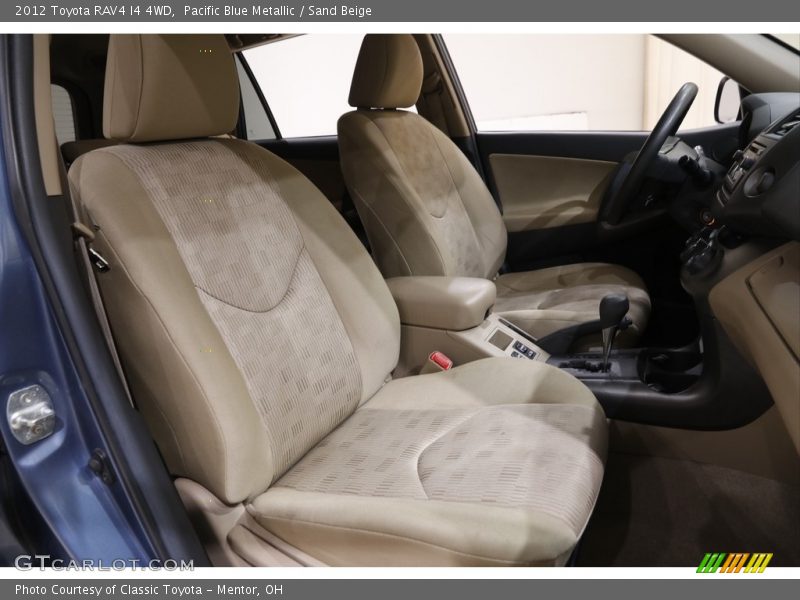 Pacific Blue Metallic / Sand Beige 2012 Toyota RAV4 I4 4WD