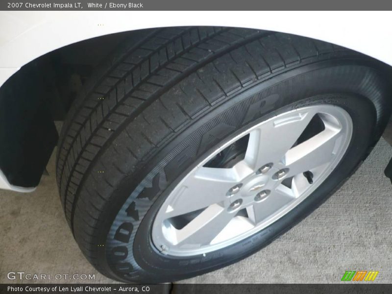 White / Ebony Black 2007 Chevrolet Impala LT