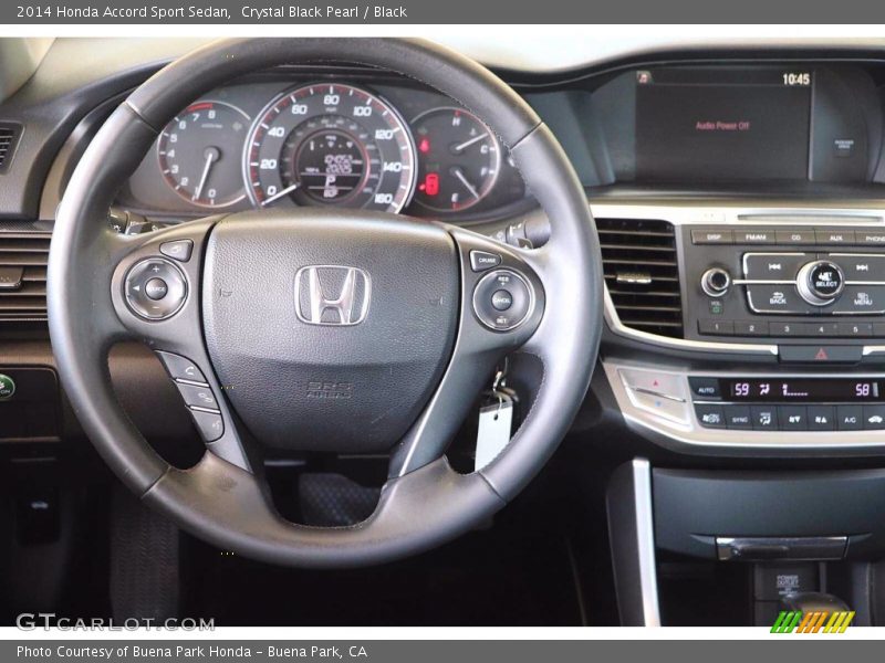 Crystal Black Pearl / Black 2014 Honda Accord Sport Sedan