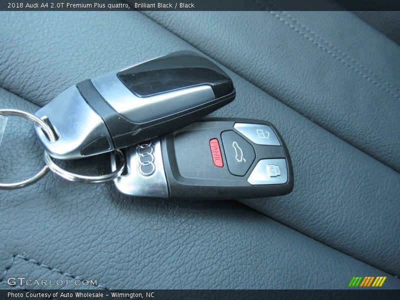 Brilliant Black / Black 2018 Audi A4 2.0T Premium Plus quattro