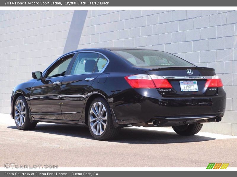 Crystal Black Pearl / Black 2014 Honda Accord Sport Sedan