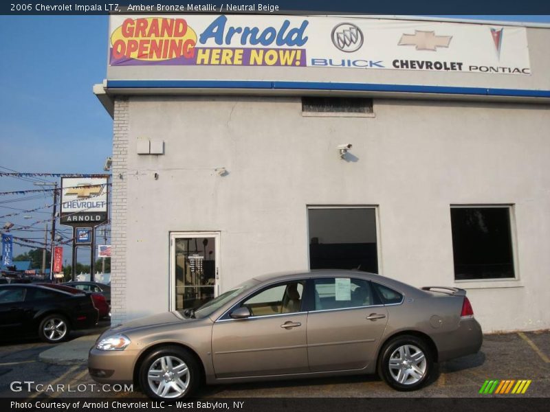 Amber Bronze Metallic / Neutral Beige 2006 Chevrolet Impala LTZ