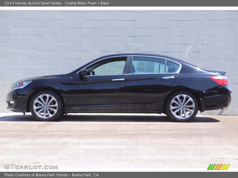 Crystal Black Pearl / Black 2014 Honda Accord Sport Sedan